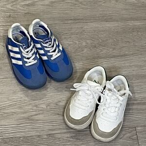 Adidas Zara Sneakers Toddlers Size 7.5K Size EU 23 Elastic Laces Lot of 2